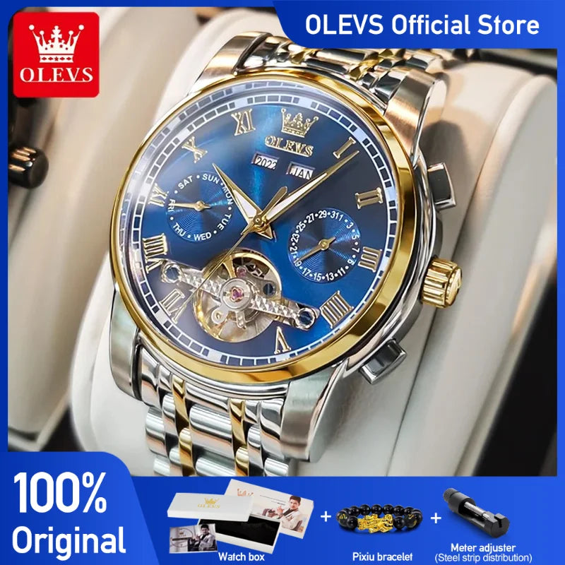 Waterproof Stainless Steel Strap Watch for Man