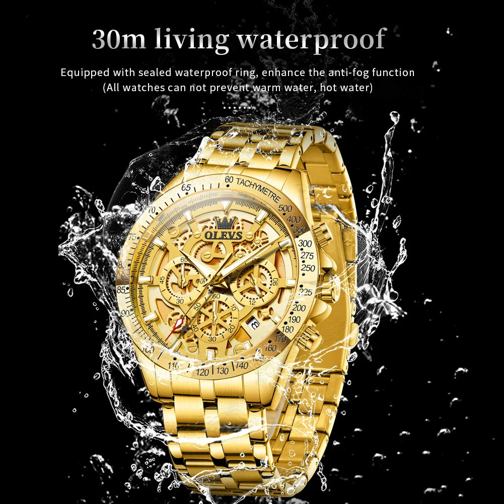 Men's Watches Original Quartz  Waterproof Luminous