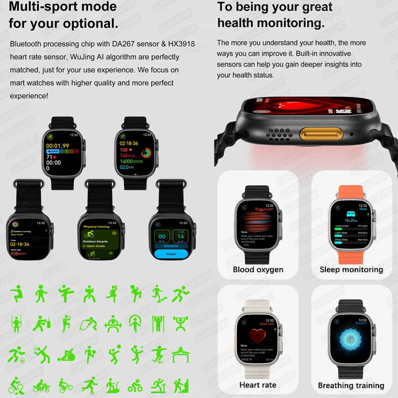 Smart AI Watch Men