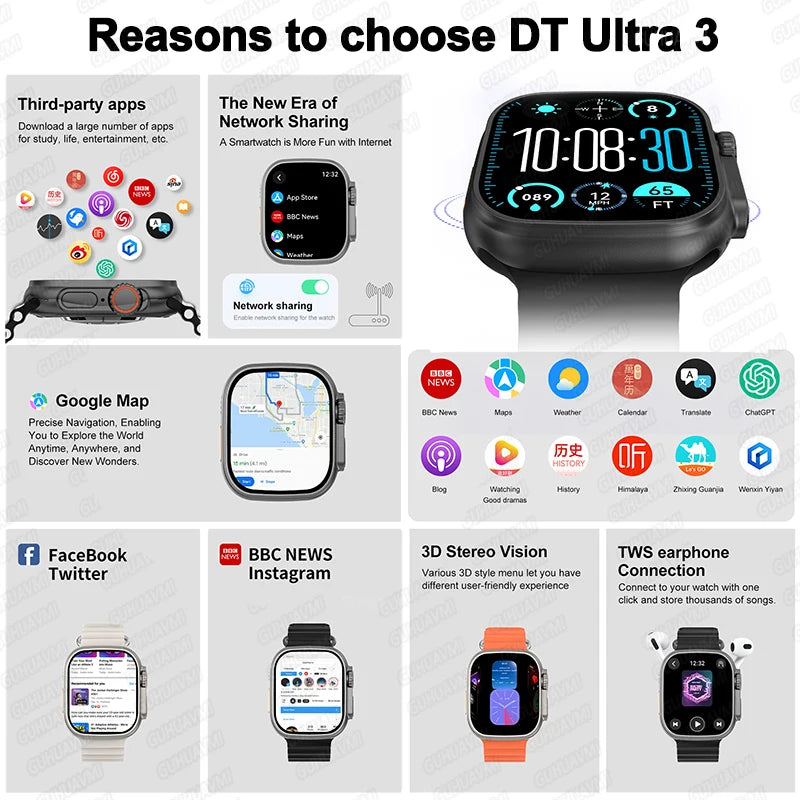 Smart AI Watch Men