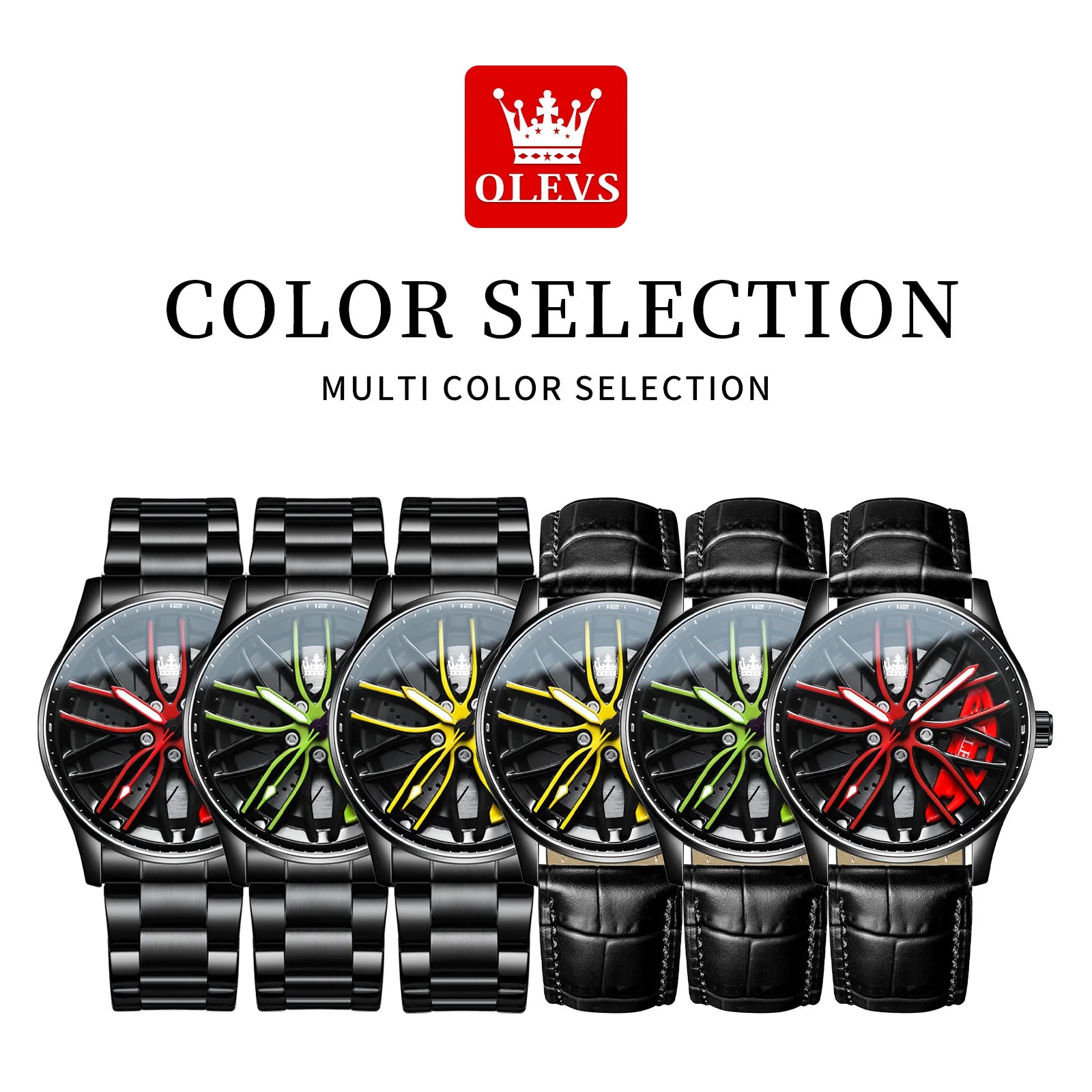 Luxury Watch Waterproof Rotary Sport
