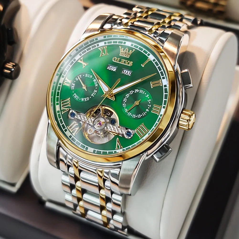 Waterproof Stainless Steel Strap Watch for Man