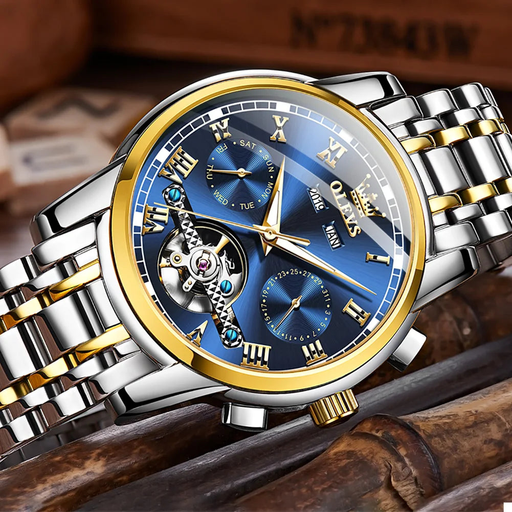 Waterproof Stainless Steel Strap Watch for Man