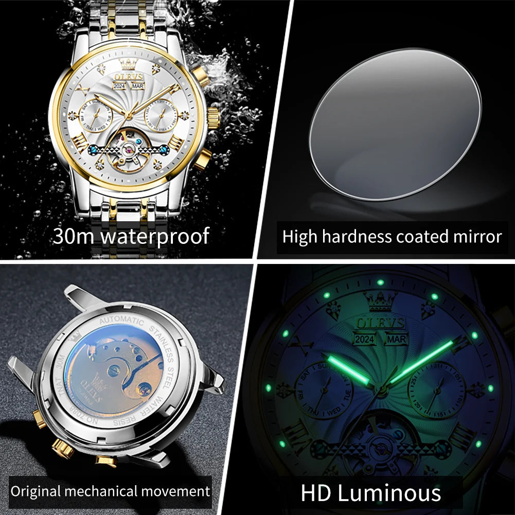 Automatic Mechanical Watches for Business Men