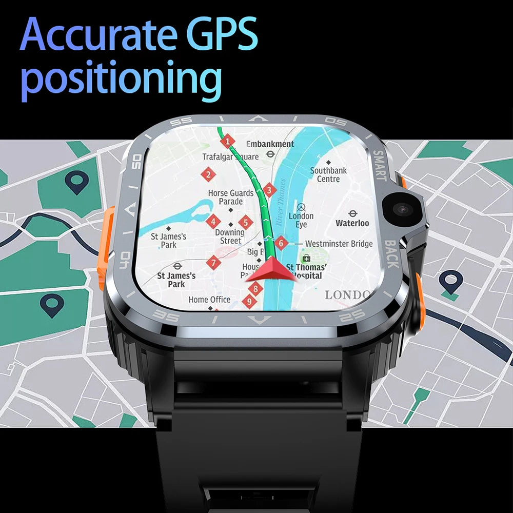 Android Smart Watch  GPS 16G/64G ROM Storage HD Dual Camera NFC 2G 4G SIM Card WIFI Wireless Fast Internet Access