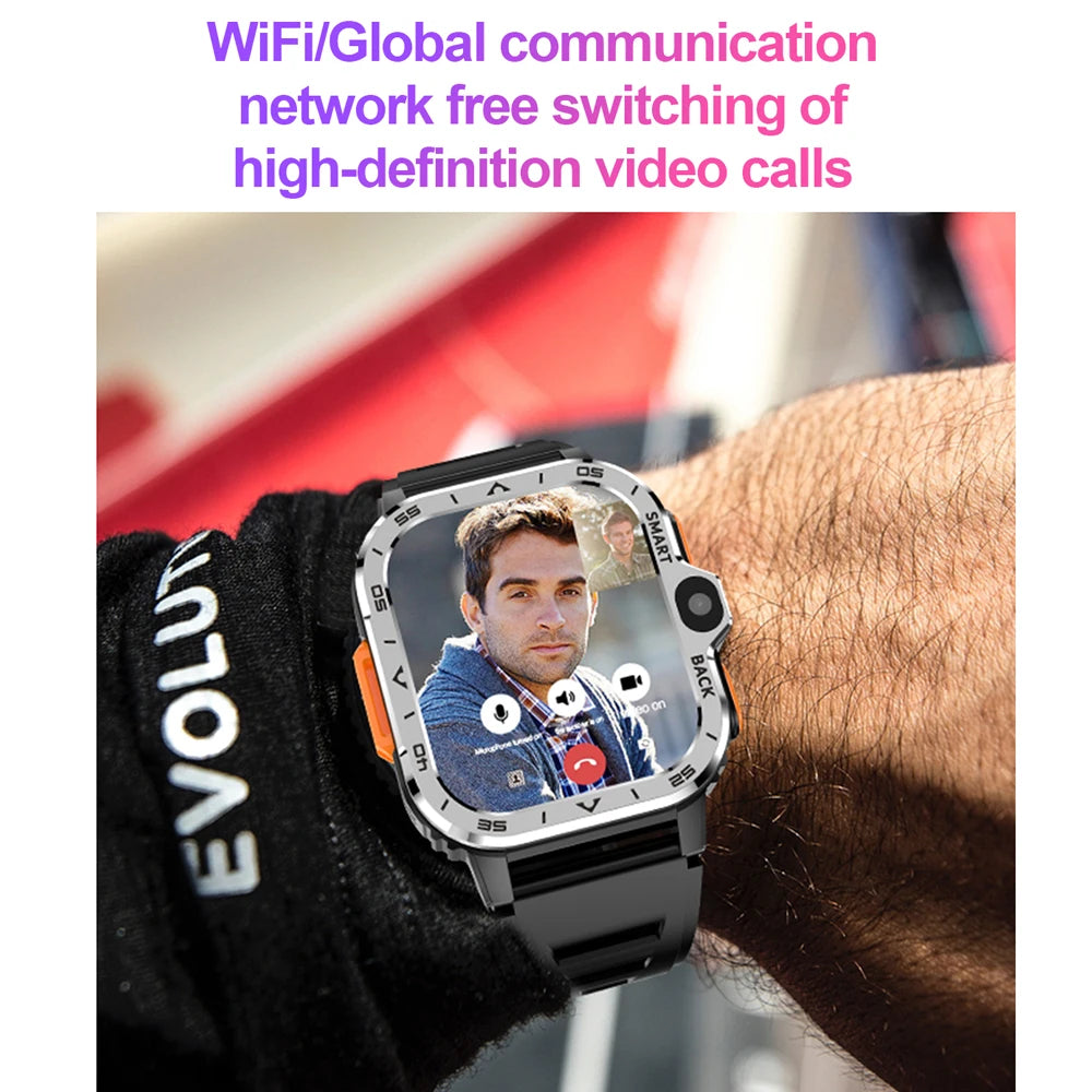 Android Smart Watch  GPS 16G/64G ROM Storage HD Dual Camera NFC 2G 4G SIM Card WIFI Wireless Fast Internet Access