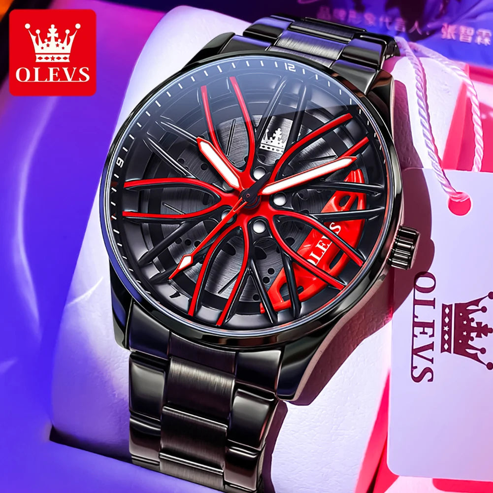 Luxury Watch Waterproof Rotary Sport