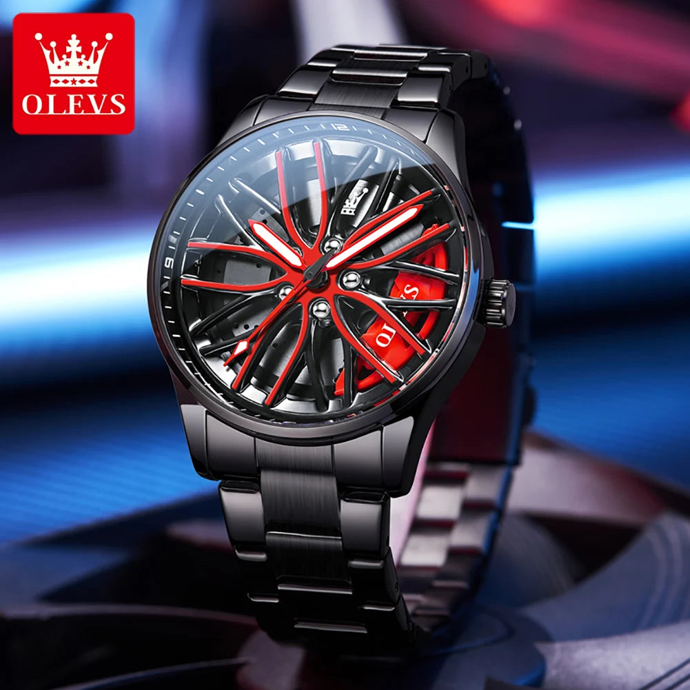 Luxury Watch Waterproof Rotary Sport