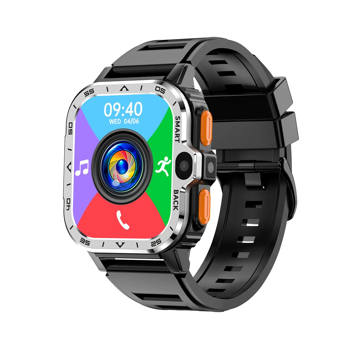 Android Smart Watch  GPS 16G/64G ROM Storage HD Dual Camera NFC 2G 4G SIM Card WIFI Wireless Fast Internet Access