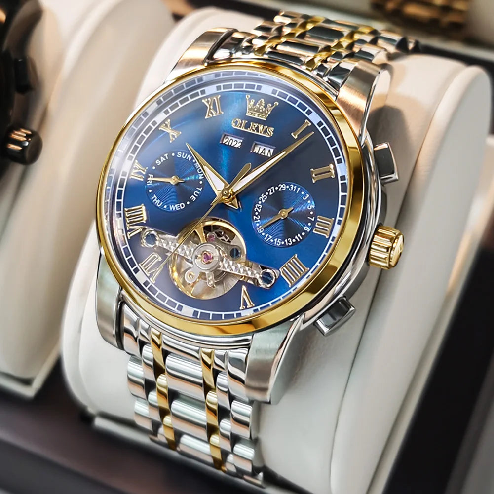 Waterproof Stainless Steel Strap Watch for Man