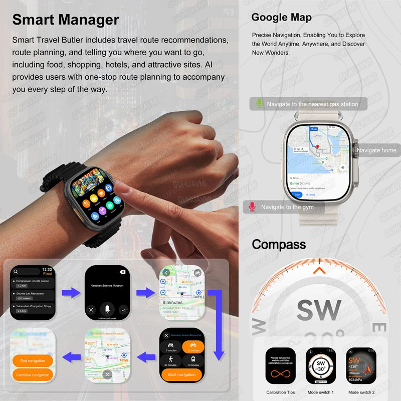 Smart AI Watch Men
