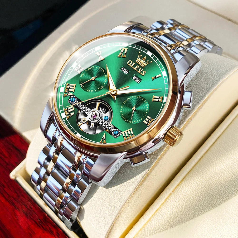 Waterproof Stainless Steel Strap Watch for Man